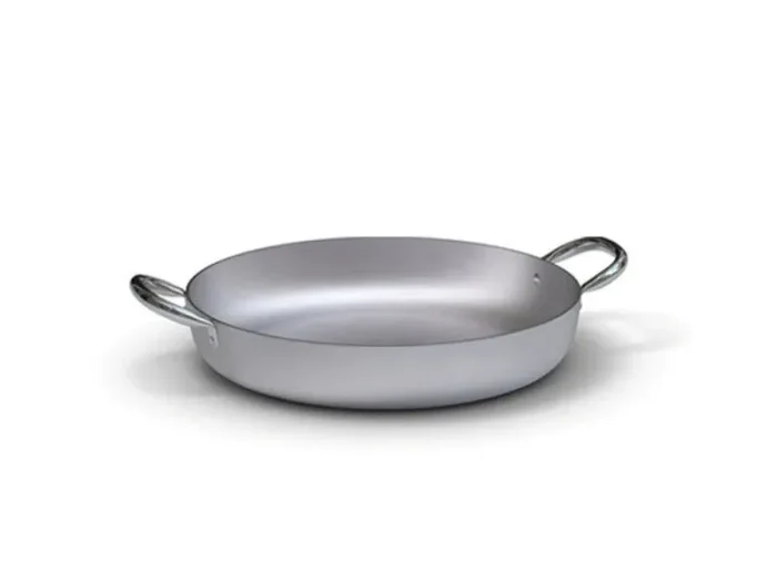 BALLARINI Tegame 2 Maniglie Professionale D 32 Cm Alluminio Bianco