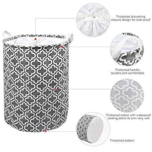 Ballery Cesto portabiancheria Grande, Portabiancheria di Grandi Fiore - immagine 2