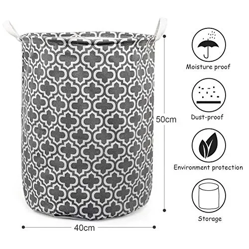 Ballery Cesto portabiancheria Grande, Portabiancheria di Grandi Fiore - immagine 3