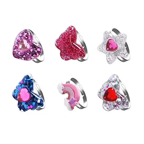 Bambini farfalla anello – bambino arcobaleno – Anello regolabile Little…