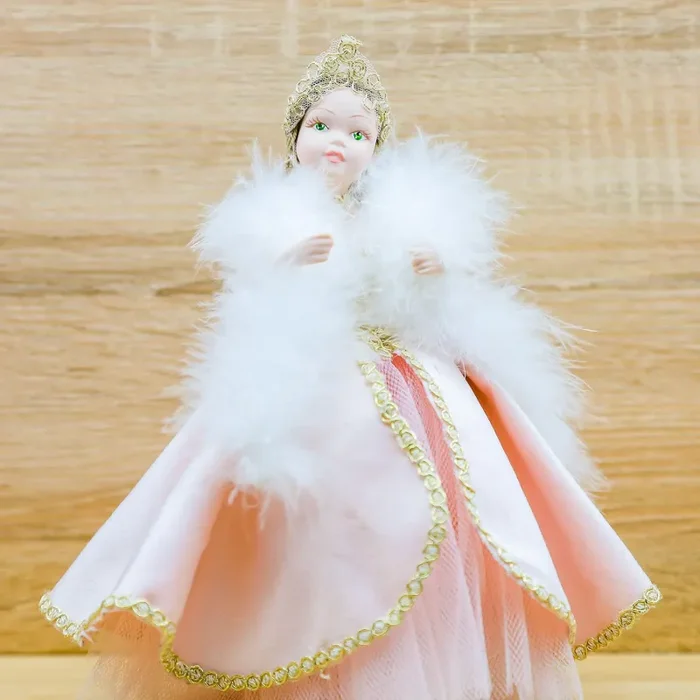 Bambola Dama con Piume Averla Bomboniere Sconti - immagine 2