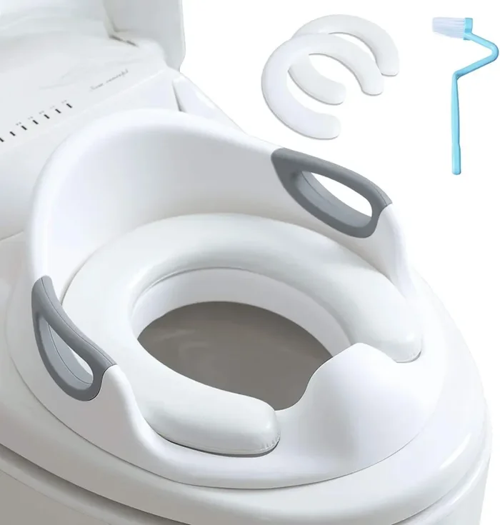 BAMNY Riduttore per WC Bambini, Forma Ergonomica, Ergonomico Bianco