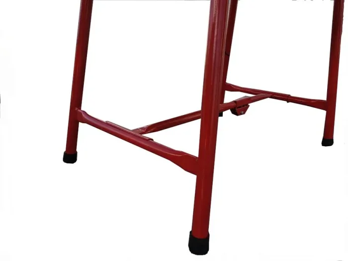 Banco da Lavoro Pieghevole 120×62,5×83 cm in Legno e Acciaio - immagine 2