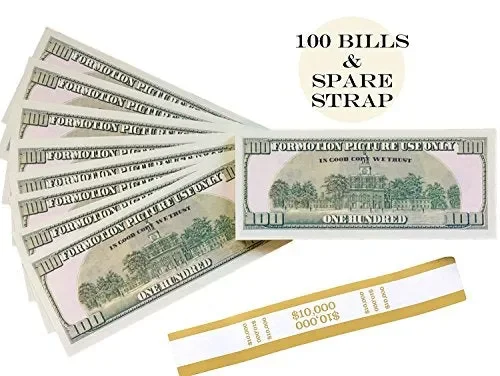 Banconote dollari fac simile – 100 Stampe Old Style $100 10K STACK