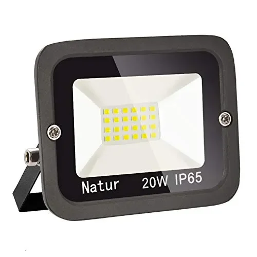 bapro Faretto 20W Fari LED per Esterno 6000K Luce Bianca 20W,