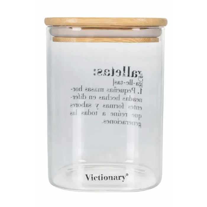 Barattolo Biscotti con scritta “Galletas” 1 Litro in Vetro VdE Tivoli 1996 Spagnolo - immagine 3