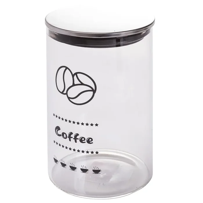 Barattolo Caffè Ø10,1×16,7 cm 1000 ml in Vetro Borosilicato VdE Tivoli 1996 Love it