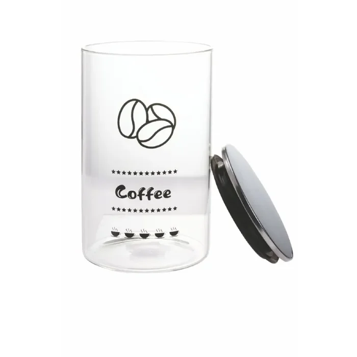 Barattolo Caffè Ø10,1×16,7 cm 1000 ml in Vetro Borosilicato VdE Tivoli 1996 Love it - immagine 3