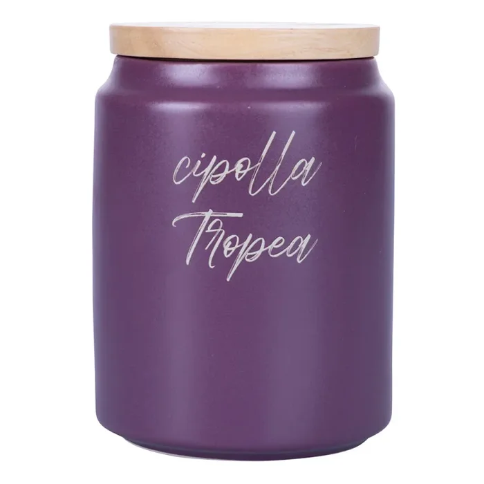 Barattolo Cipolle Tropea 900 ml in Stoneware VdE Tivoli 1996 Shades of Provence - immagine 2