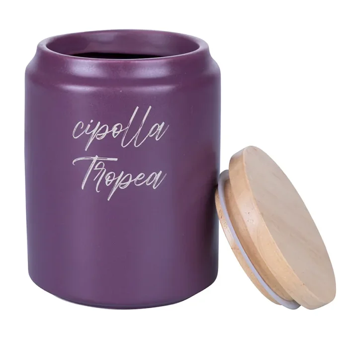Barattolo Cipolle Tropea 900 ml in Stoneware VdE Tivoli 1996 Shades of Provence - immagine 3