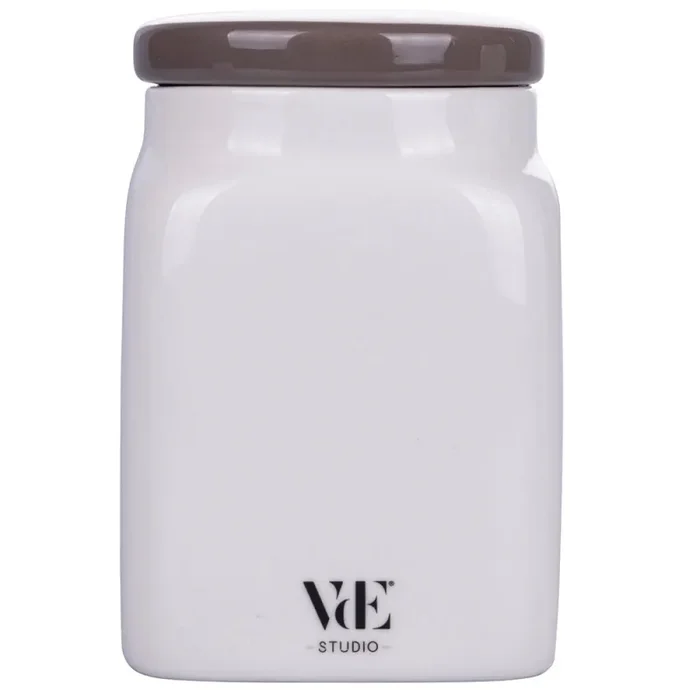 Barattolo Orzo 9,5×9,5×14,5 cm in New Bone China VdE Tivoli 1996 Le Travisate Bianco - immagine 3