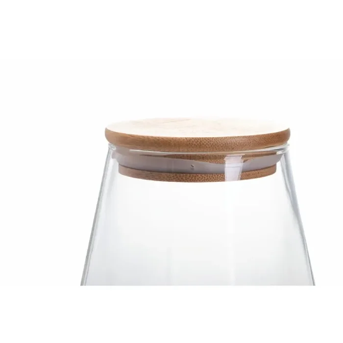 Barattolo Triangolare 10,5×10,5×15,3 cm 900 ml in Vetro Borosilicato VdE Tivoli 1996 Love - immagine 3