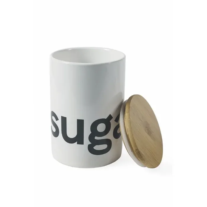 Barattolo Zucchero Ø10×15 cm 700 ml in Gres VdE Tivoli 1996 Bamboo - immagine 2