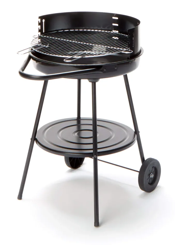 Barbecue a Carbone Carbonella 68×50,8×81 cm in Acciaio Nero