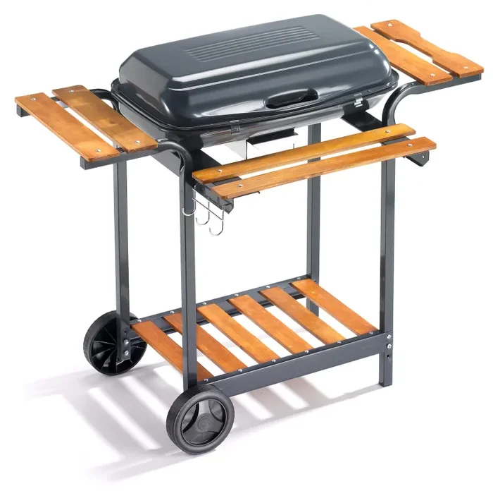 Barbecue a Carbone Carbonella in Acciaio Ompagrill 60-40 Saturno/Rcn Online ora - immagine 2