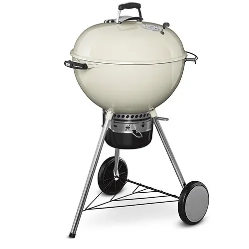 Barbecue a Carbone Weber Master-Touch ø 57 Cm Gbs Ivory White Bianco