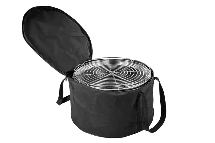 Barbecue a Carbonella Ø41×25 cm Smile in Acciaio Giallo - immagine 3