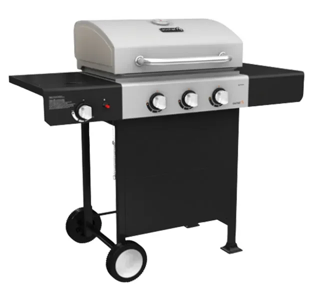 Barbecue a Gas 3 Bruciatori con Fornello Laterale Sochef Gustoso - immagine 3