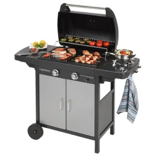 Barbecue a Gas con Fornello Laterale Campingaz 2 Series Classic Exs Vario