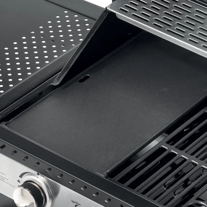 Barbecue a Gas GPL 4 Fuochi + 1 Fornello Laterale Ompagrill Indianapolis 5 In saldo - immagine 3