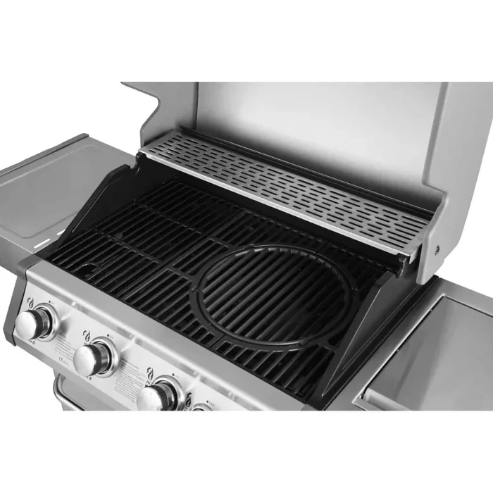 Barbecue a Gas GPL 5 Bruciatori 145x57x114 cm Master Grigio - immagine 3