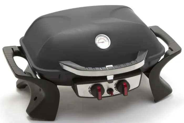 Barbecue a Gas GPL Portatile 2 Fuochi Taddei Easy Nero Vendita online