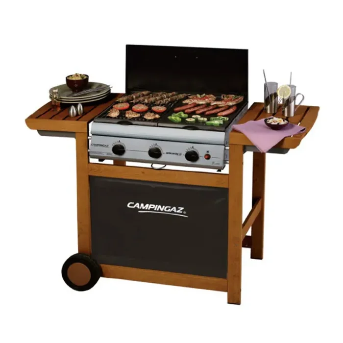 Barbecue a Gas Sistema Roccia Lavica Adelaide 3 Woody Campingaz Vendita calda online - immagine 2