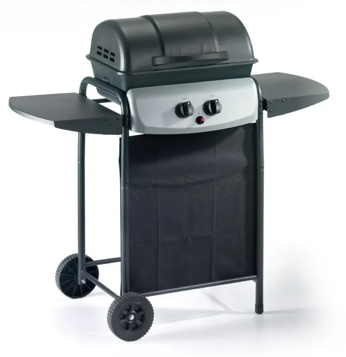 Barbecue a Gas Sistema Roccia Lavica Ompagrill Black-Line Gas Ecolava