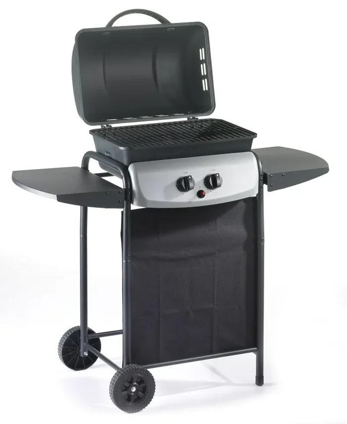 Barbecue a Gas Sistema Roccia Lavica Ompagrill Black-Line Gas Ecolava - immagine 2