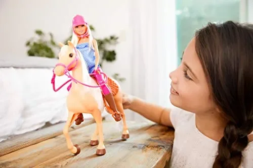 Barbie- Bambola con Cavallo e Accessori, Multicolore, 3+ Anni, FXH13 Online ora - immagine 2