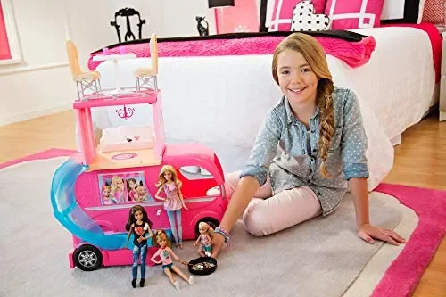 Barbie- Camper con Dettagli Realistici, CJT42 CAMPER SENZA BARBIE - immagine 2