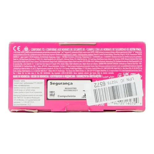 Barbie The Movie – Margot Robbie, bambola del film Barbie da collezione con abito vintage a quadretti rosa e bianco e collana con margherita, giocattolo per bambini, 3+ anni, HPJ96 - immagine 2