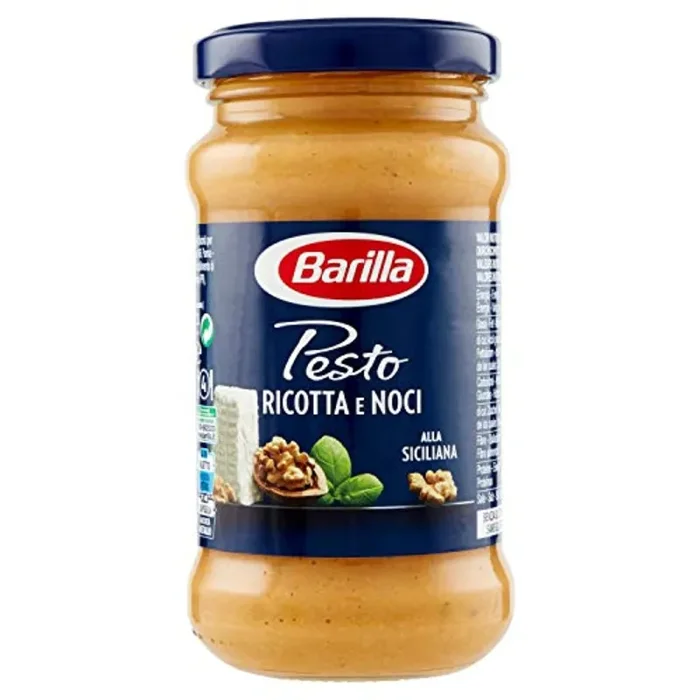 Barilla Sugo Pesto Ricotta e Noci alla Siciliana, senza Glutine, 190g