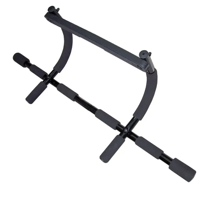 Barra Trazioni a Pressione su Porta 100x29x35 cm Max 100 Kg Nero - immagine 3