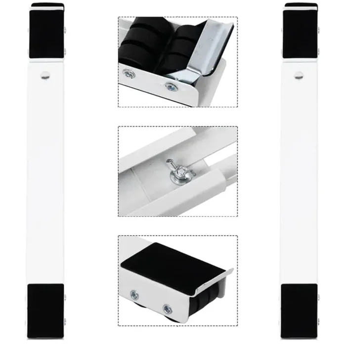 Barre per Trasporto Elettrodomestici Estensibili Max 200 Kg con Ruote - immagine 3