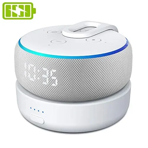 Base batteria per Dot 3rd Generation & Smart Speakers, GGMM D3 Battery… Vendita calda online
