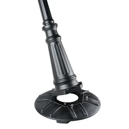 Base Mobile Portatile per Pali Tipo Grande Nero Sovil