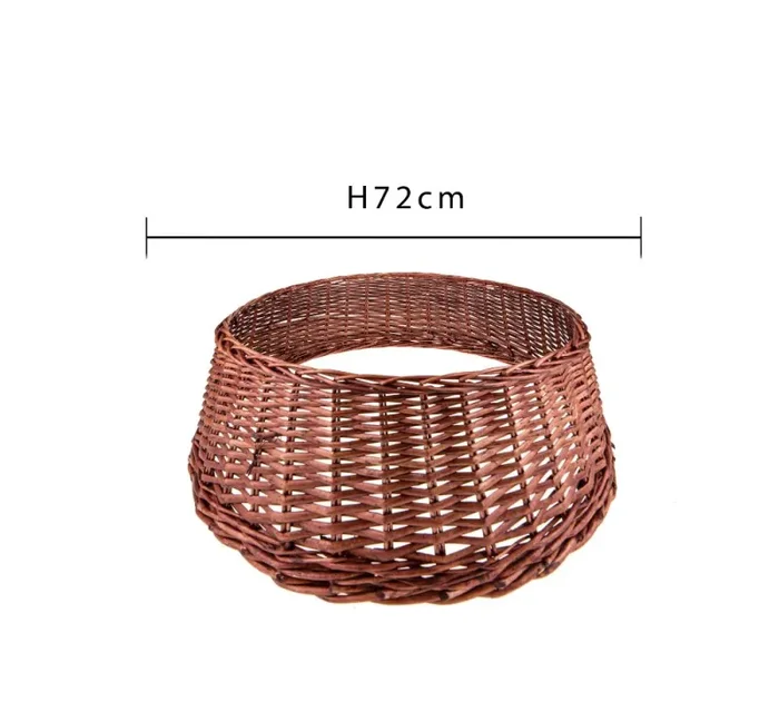 Base per Albero di Natale Ø 72 cm in Rattan - immagine 2
