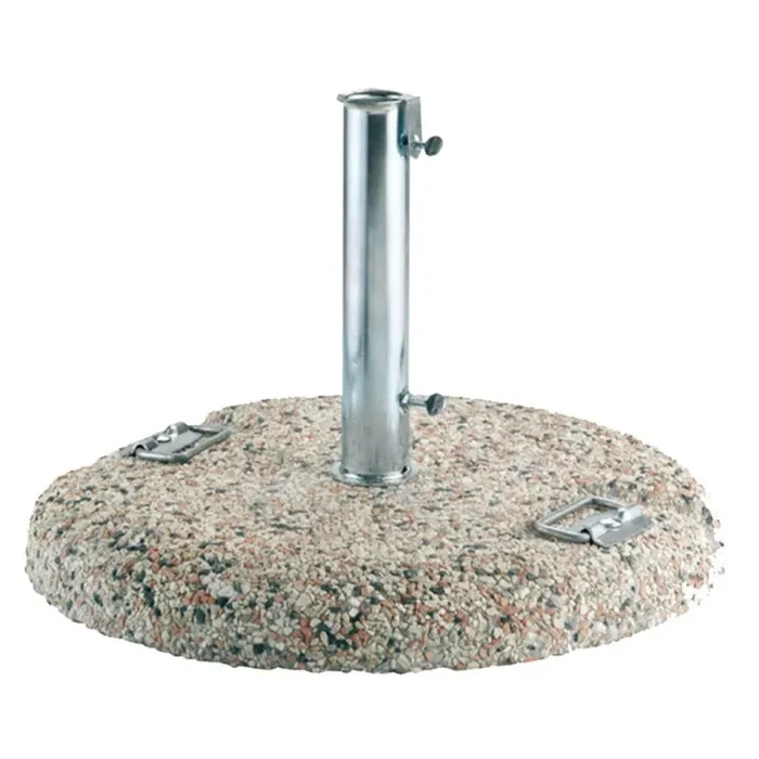 Base per Ombrellone Ø55 con Maniglie da Giardino in Graniglietto 50Kg Vorghini UnShake Vendita online