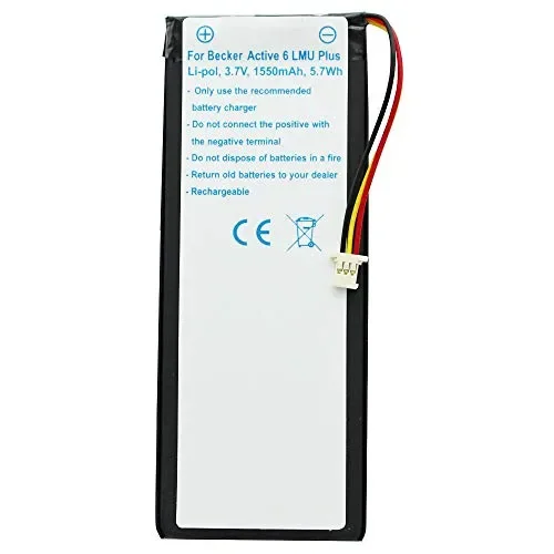 Batteria adatta per Becker Active 6 LMU Plus batteria 334517373442,…