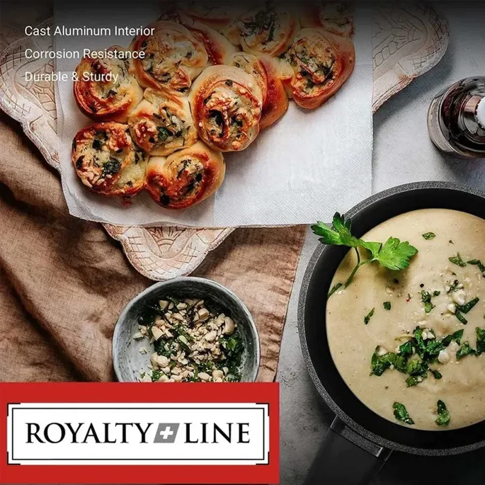 Batteria di Pentole 14 Pezzi in Pietra Antiaderente Induzione Black Vendita online