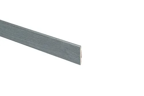 BATTISCOPA INCLINATO MDF ROVERE GRIGIO CENTURY – 5 BARRE – 12 ML