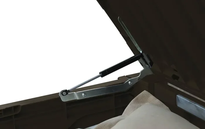 Baule Cassapanca da Esterno 145×60,3×69,7 cm in Resina Effetto Legno Keter Brightwood Marrone