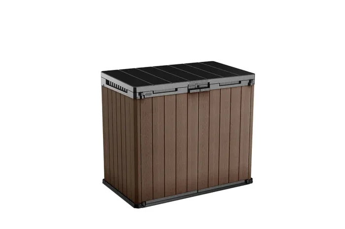 Baule da Esterno Keter Darwin Store-it-Out 140x80x120 cm in Evothech+ Marrone Saldi