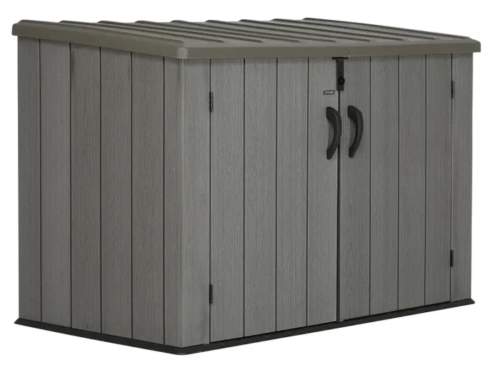 Baule Maxi da Esterno 191x107x132 cm in Polietilene Grigio