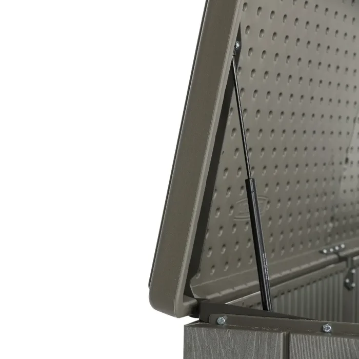 Baule Maxi da Esterno 191x107x132 cm in Polietilene Grigio - immagine 3