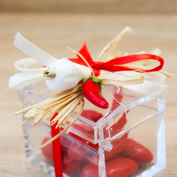 Bauletto Rosso con Peperoncino Linea Fortuna - immagine 3