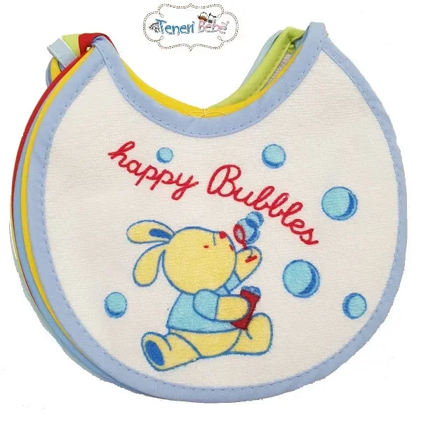 BAVETTA GOMMATA TENERI BEBE’ ART 804/2 COLORE A SCELTA MISURA UNICA Online ora