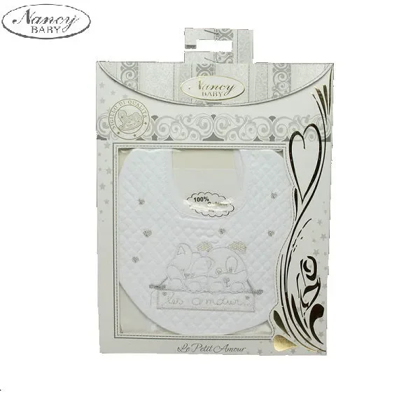 BAVETTA NANCY BABY ART 388 DIS. 7 COLORE A SCELTA MISURA UNICA