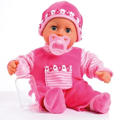 Bayer Design 93800-Pink – Bambola Bebè First Words Baby Interattiva